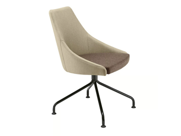 KONTEA 588 - Upholstered with 4-spoke base easy chair by Et al. - view 2